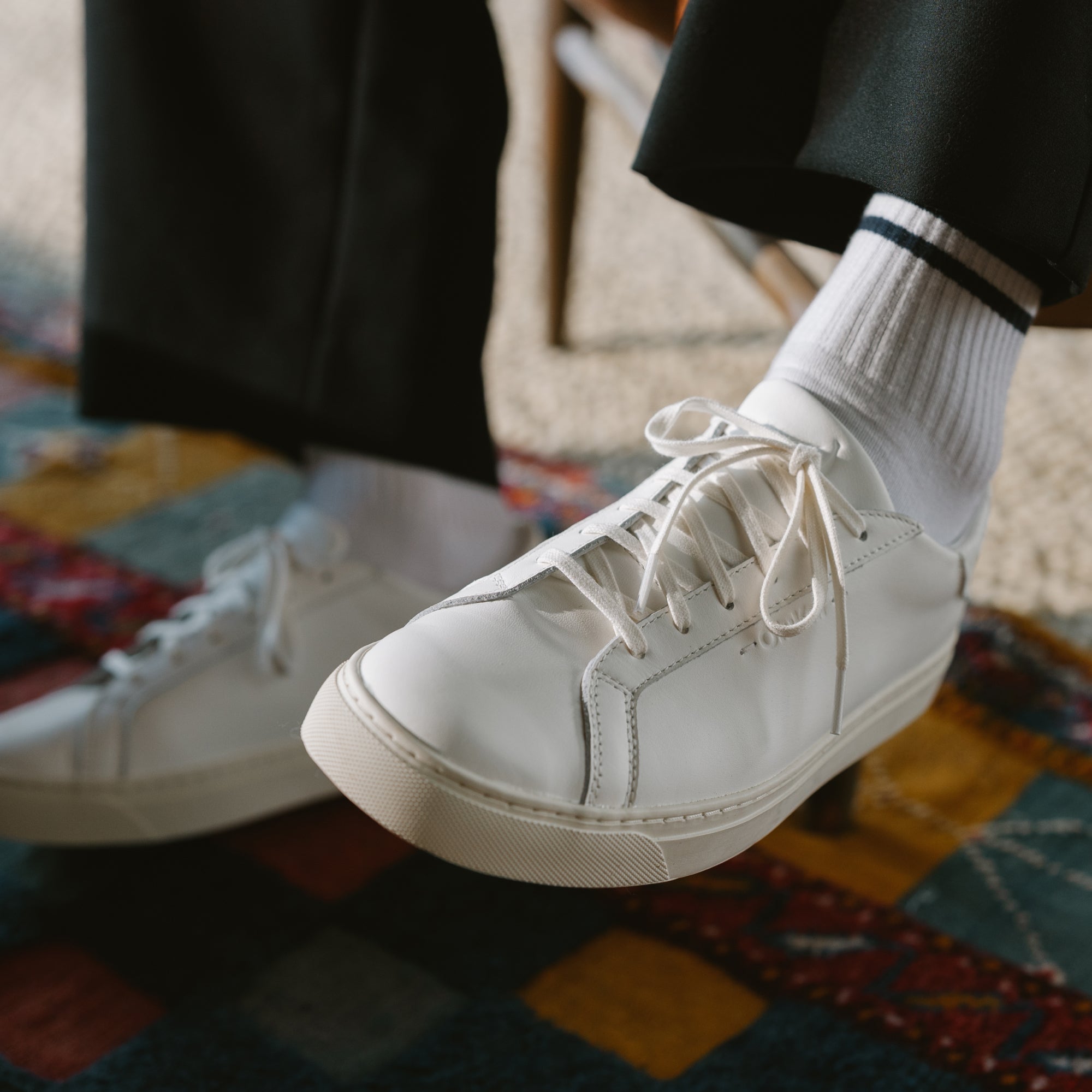 Kou Lace Up - White / White - Image 2